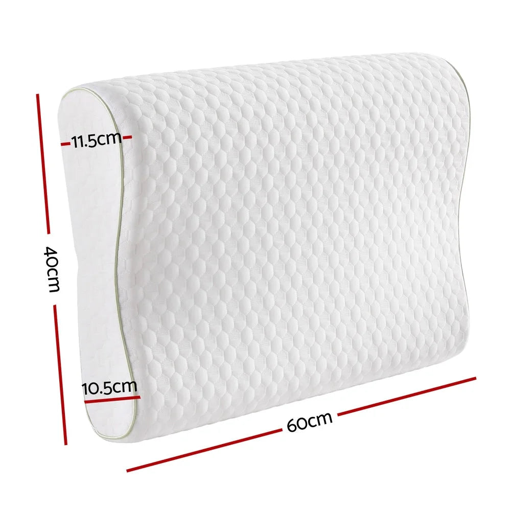 Memory Foam Pillow Contour Neck Support - Home & Garden