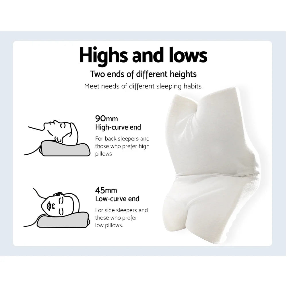Memory Foam Pillow Neck Pillows Contour Rebound Pain Relief