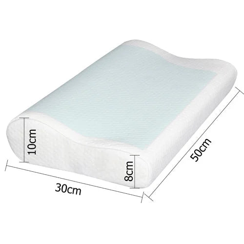 Memory foam pillows with cool gel top