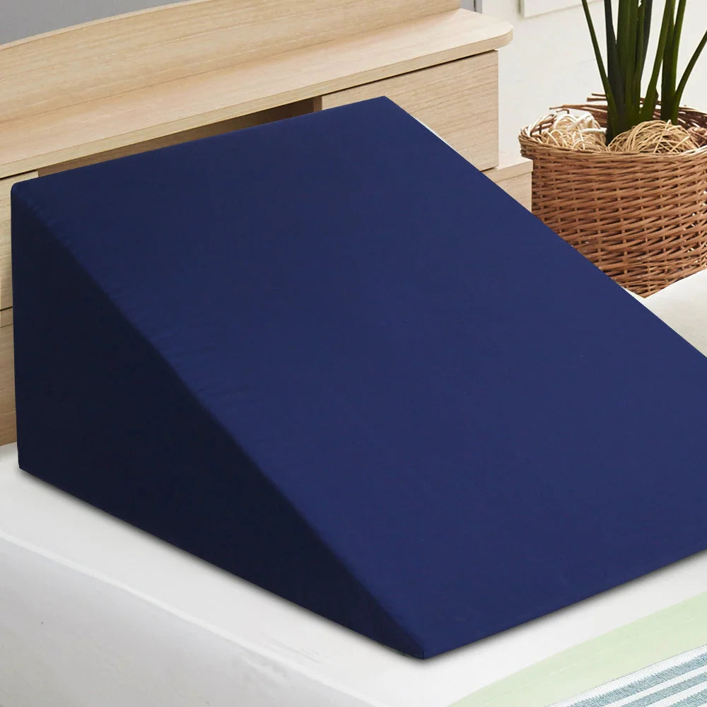 Memory Foam Wedge Pillow Set of 2 Bedding Neck Back Support