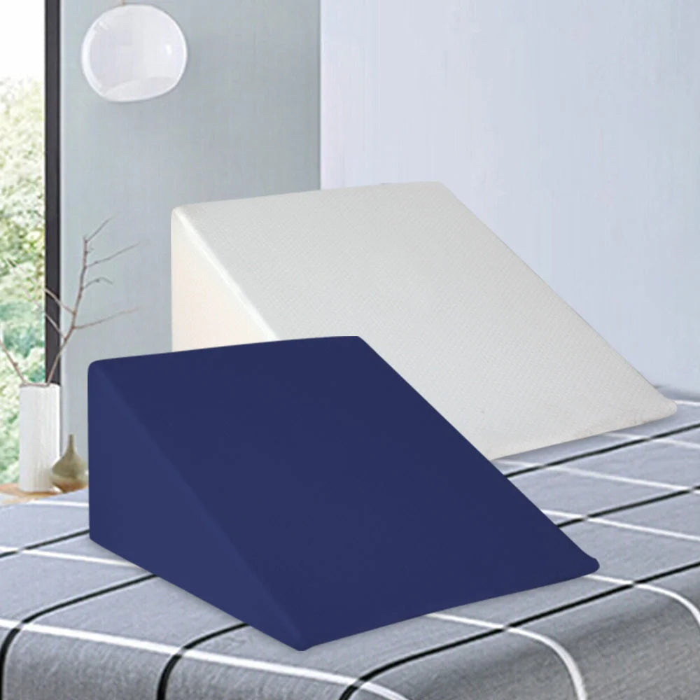 Memory Foam Wedge Pillow Set of 2 Bedding Neck Back Support