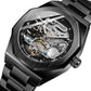 Men Automatic Mechanical Watch with Luminous Dial and Steel