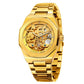 Men Automatic Mechanical Watch with Luminous Dial and Steel