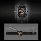 Men Automatic Tourbillon Watch with Hollow Square Mesh