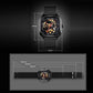 Men Automatic Tourbillon Watch with Mesh Band - Rose Gold