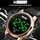 Men Electronic Sports Watch - Versatile Steel Belt Black