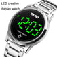 Men Electronic Sports Watch - Versatile Steel Belt Black