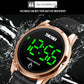 Men Electronic Sports Watch - Versatile Steel Belt - Silver