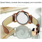 Men Luminous Casual Quartz Watch - 5606 - Between Rose Gold