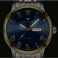 Men Luminous Quartz Watch with Roman Numeral Dial - Sporty