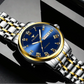 Men Luminous Quartz Watch with Roman Numeral Dial - Sporty
