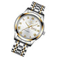 Men Luminous Quartz Watch with Roman Numeral Dial - Sporty