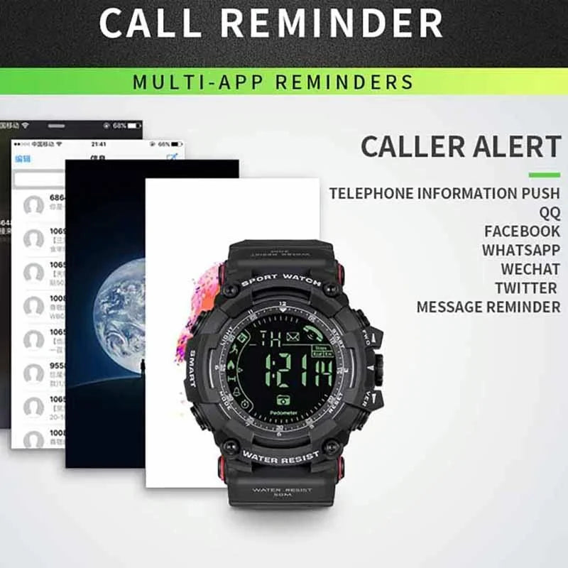 Men Multifunctional Waterproof Bluetooth Smart Electronic