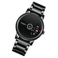 Men Non-pointer Quartz Watch - S230 - Black Mash Black