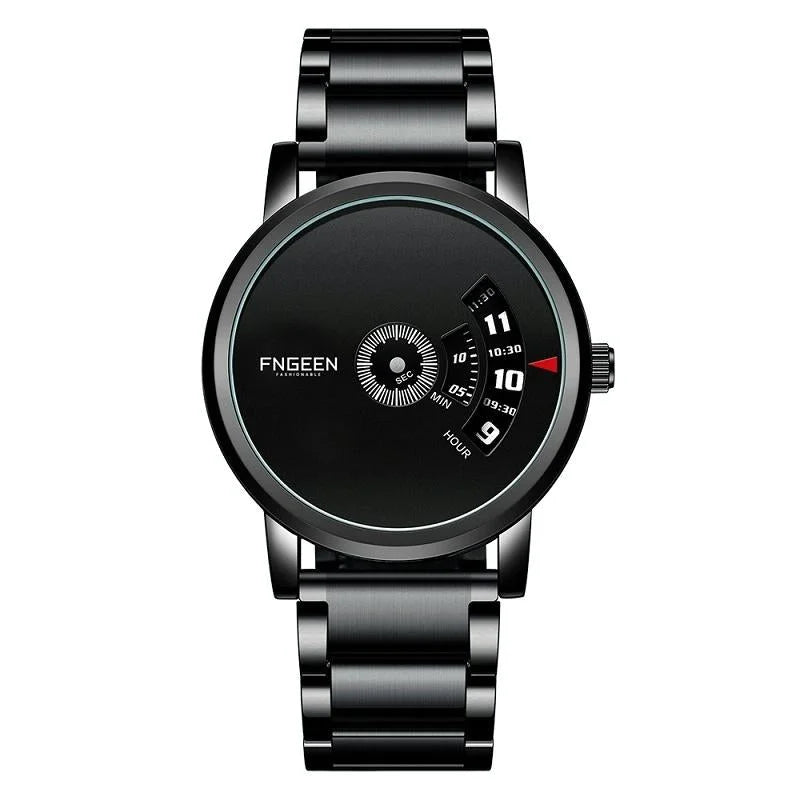 Men Non-pointer Quartz Watch - S230 - White Mash White