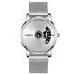 Men Non-pointer Quartz Watch - S230 - White Mash White