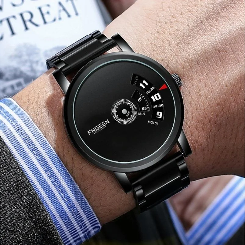 Men Non-pointer Quartz Watch - S230 - White Steel White