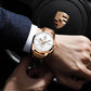 Men Pilot Series Multifunctional Quartz Watch with Steel