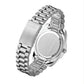 Men Quartz Watch with Diamond-encrusted Roman Numeral Dial