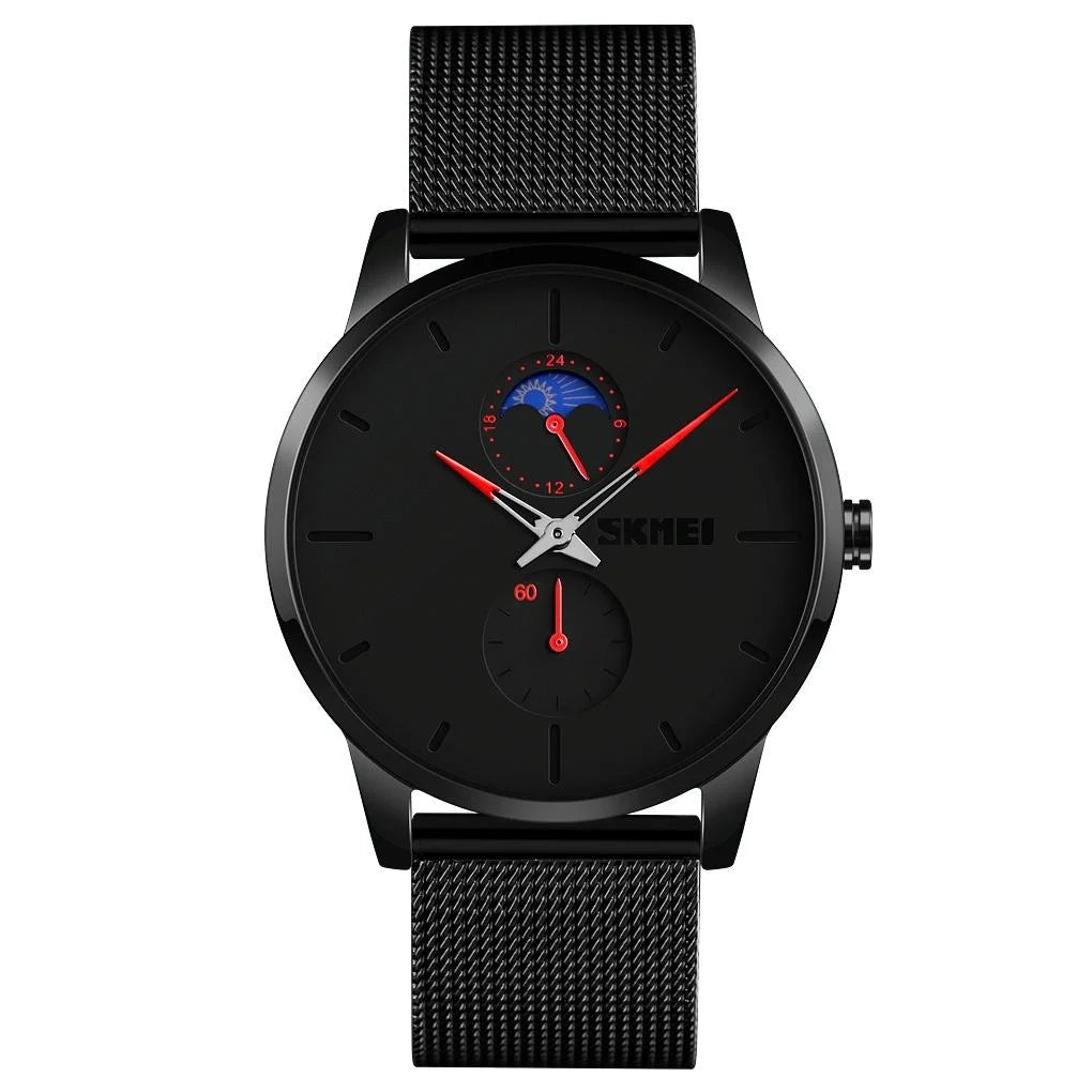 Men Simple Business Sports Watch - Quartz Movement - Rose
