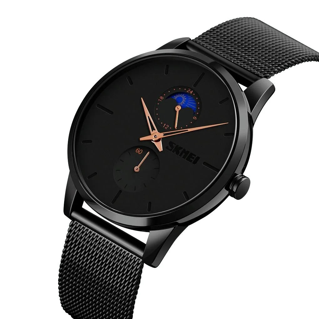 Men Simple Business Sports Watch - Quartz Movement - Rose