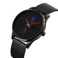 Men Simple Business Sports Watch - Quartz Movement - White