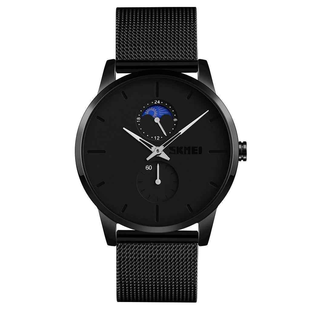 Men Simple Business Sports Watch - Quartz Movement - White