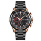 Men Stainless Steel Quartz Watch with Luminous Calendar
