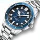 Men Steel Strap Business Quartz Watch - Sporty Design