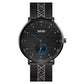 Men Striped Arabic Numeral Mesh Quartz Watch - Horizontal