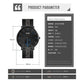Men Striped Arabic Numeral Mesh Quartz Watch - Horizontal
