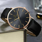Men Waterproof Steel Mesh Quartz Watch - Ultra-thin