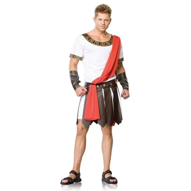 Men’s Caesar Costume Roman Fancy Dress Party - Occasions >