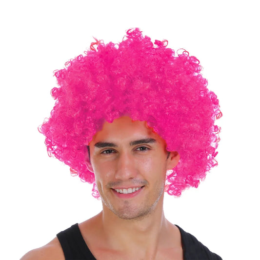 Mens DELUXE AFRO WIG Curly Hair Costume Party Fancy Disco