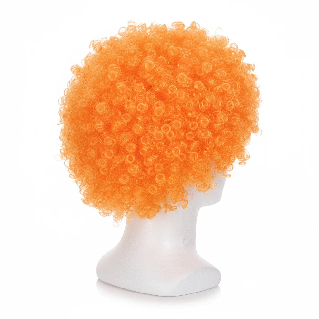 Mens DELUXE AFRO WIG Curly Hair Costume Party Fancy Disco