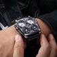 Men’s Multi-Dial Sports Watch - Dual Time Zone Compass