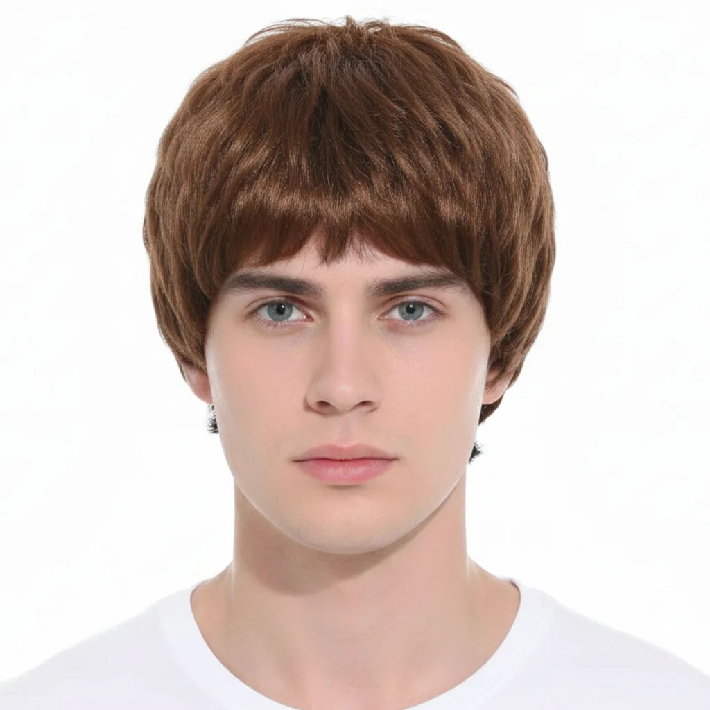 Mens Short Party Wig Costume Party Dress Up Fancy Classic