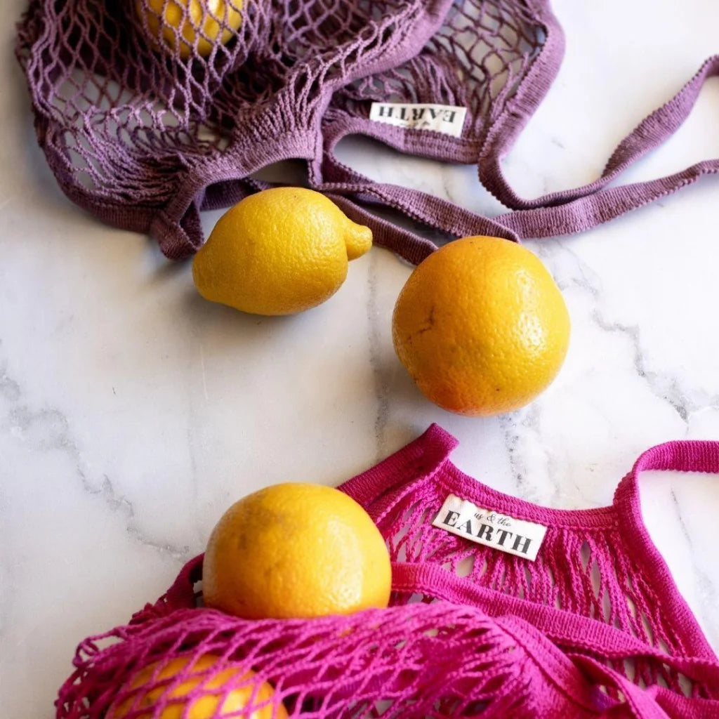 Mesh Shopping Bag Bundle 5-Pack - Reusable Grocery Bags