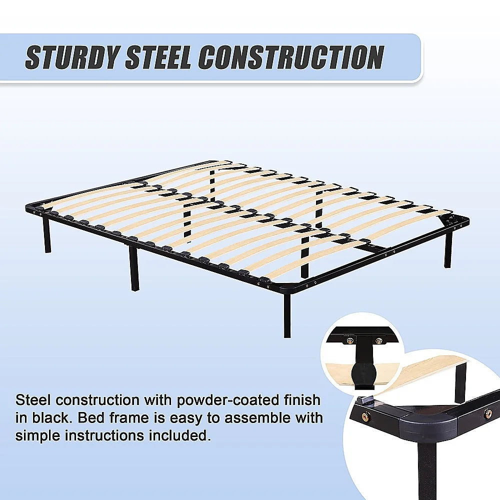 Metal Bed Frame Queen - Bedroom Furniture - Bedroom