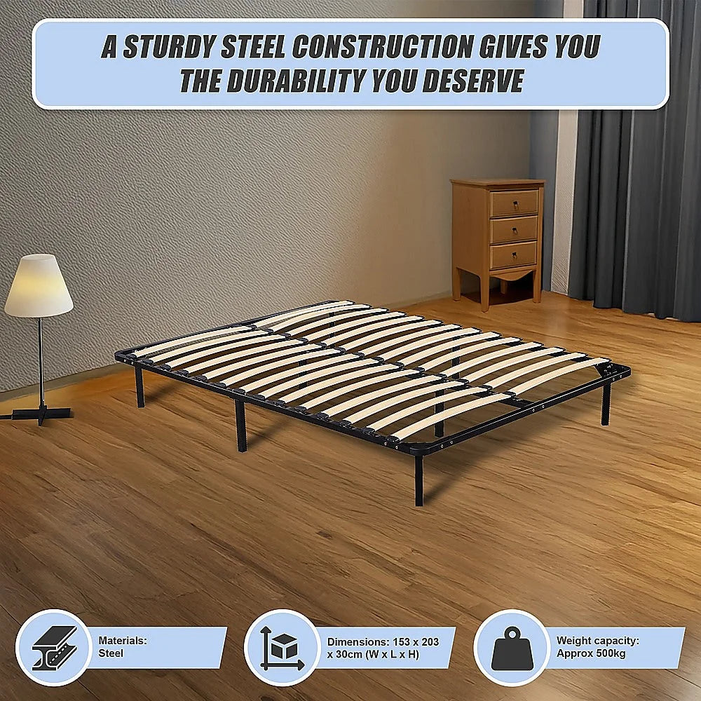 Metal Bed Frame Queen - Bedroom Furniture - Bedroom