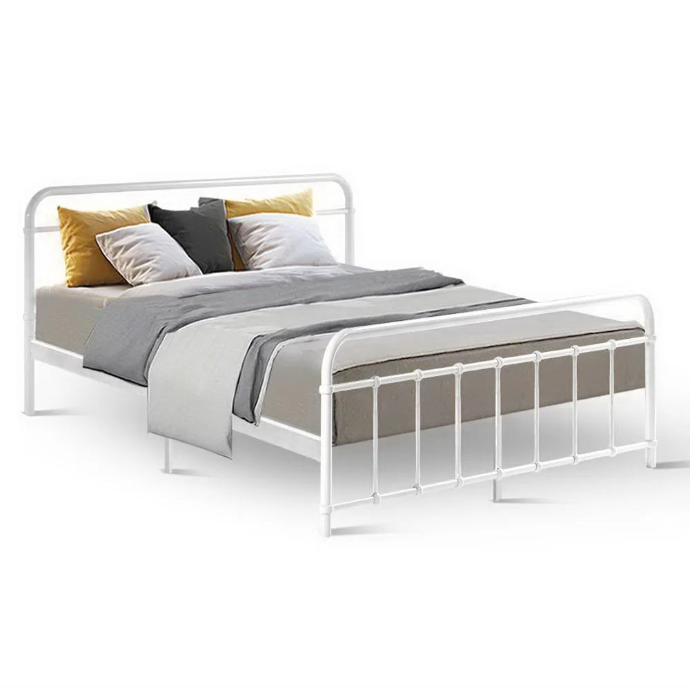Metal Bed Frame Queen Size Platform