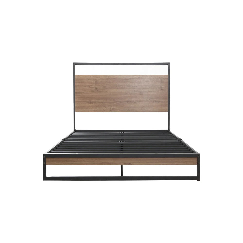 Metal Bed Frame Single Size Mattress Base Platform