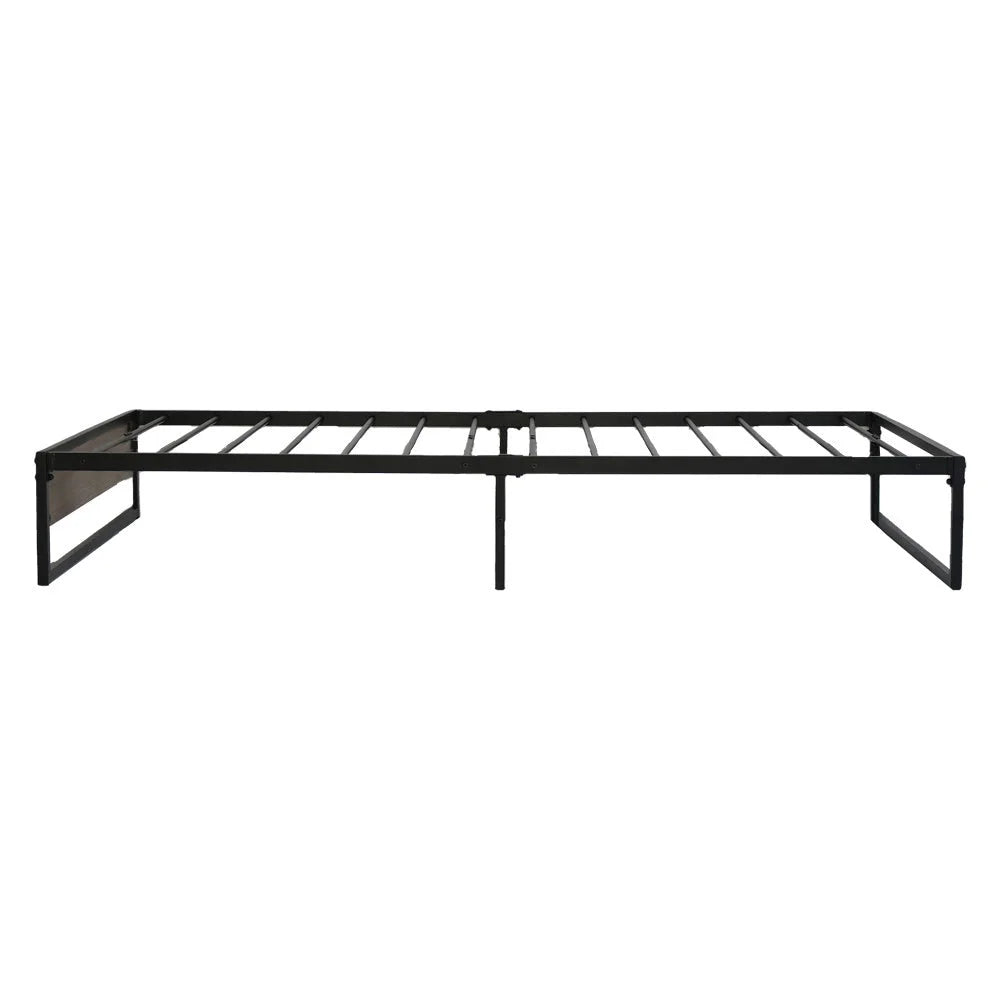 Metal Bed Frame Single Size Mattress Base Platform
