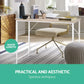 Metal Desk Minimalist White office 578