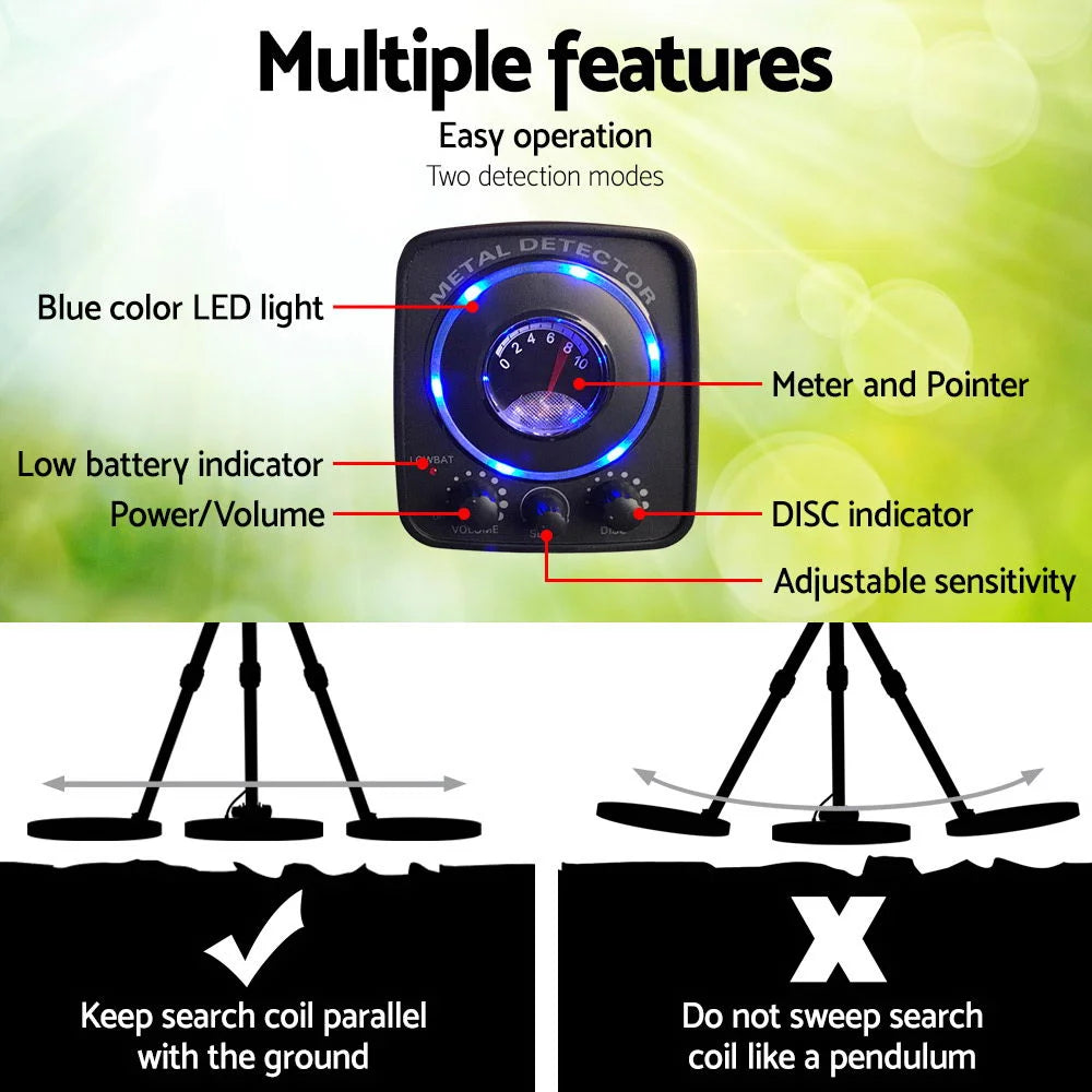 Detector pinpointer deep with sensitive searching treasure