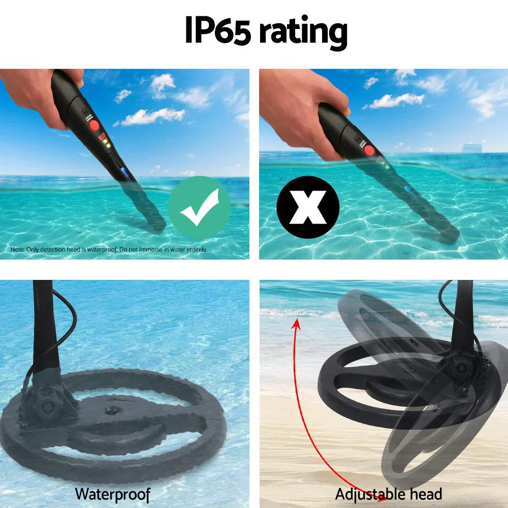 Metal Detector Pinpointer Deep Sensitive Searching Treasure Gold