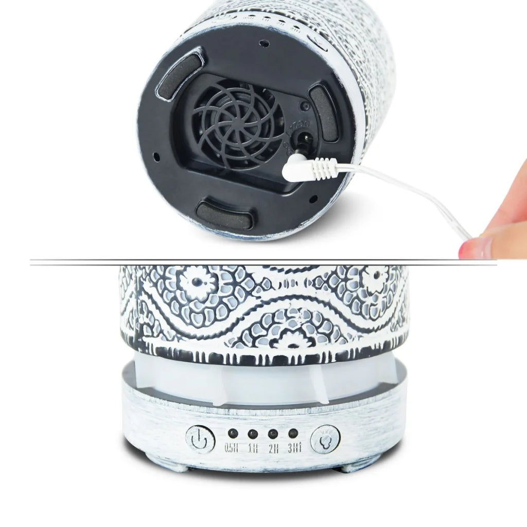 Metal Essential Oil and Aroma Diffuser 100ML - Vintage