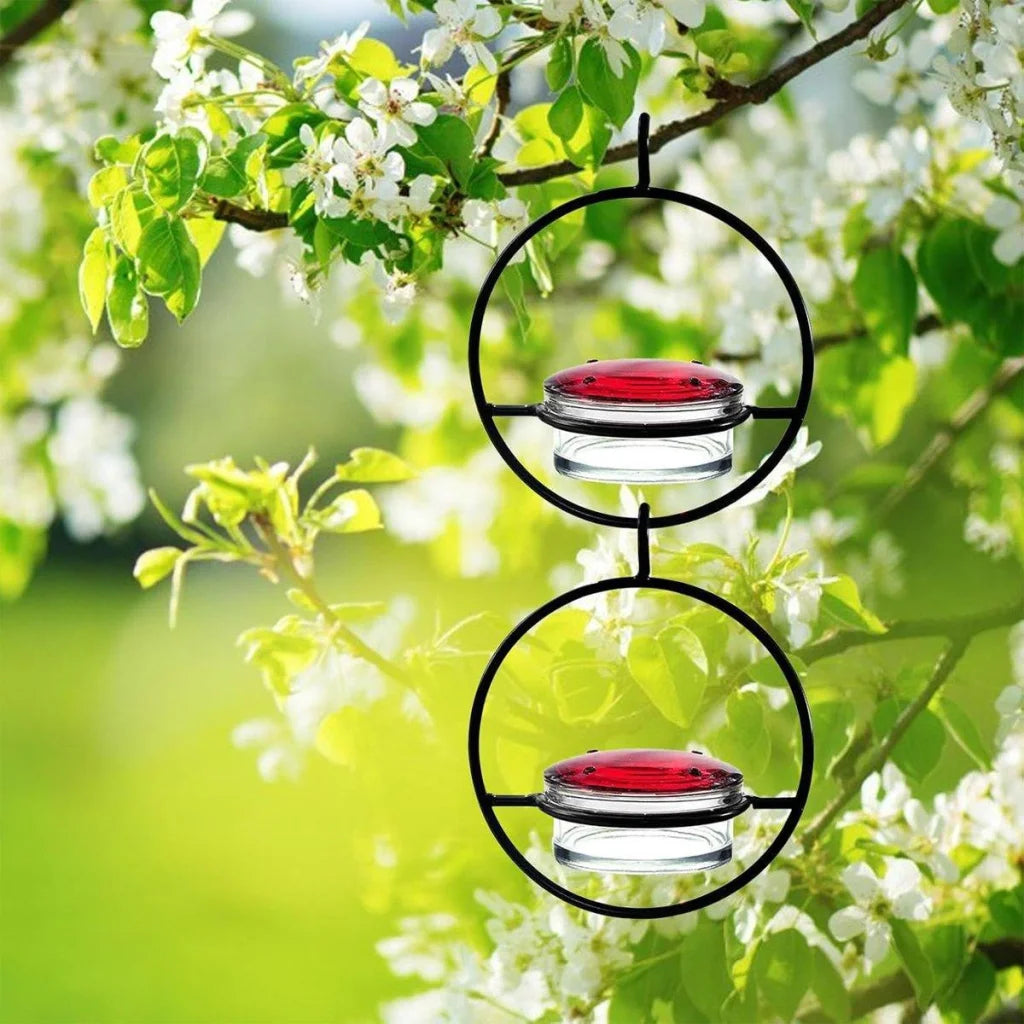 Metal Hummingbird Feeder Simple Design Durable Outdoor