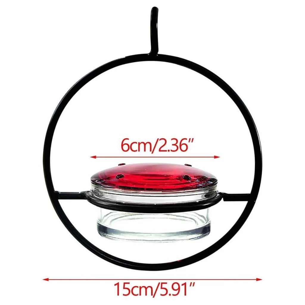 Metal Hummingbird Feeder Simple Design Durable Outdoor