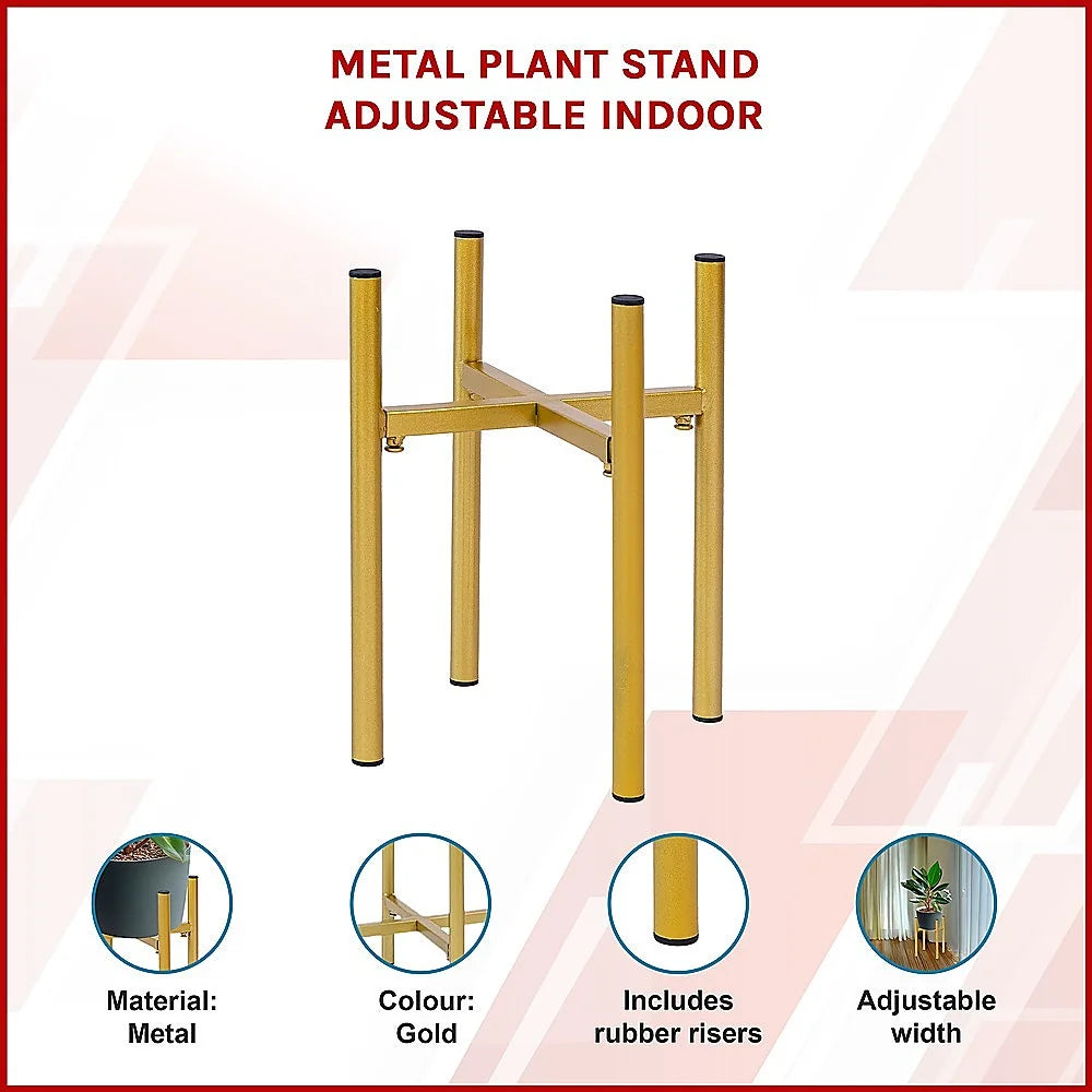 Metal Plant Stand Adjustable Indoor - Home & Garden >